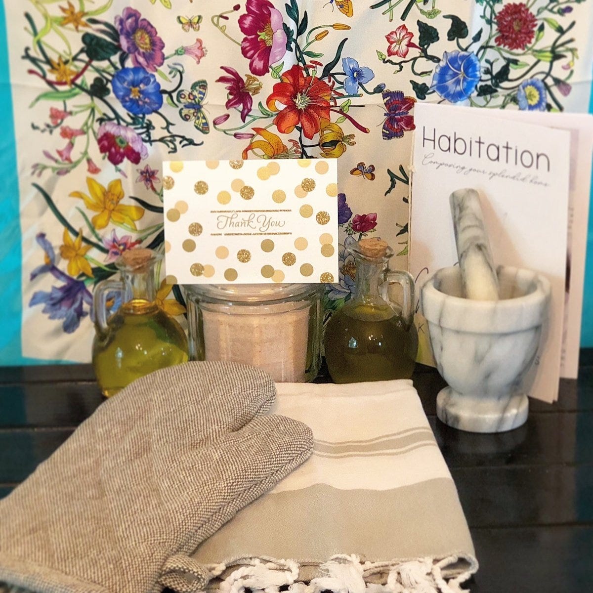 Interior design products from the Habitation Subscription Box 