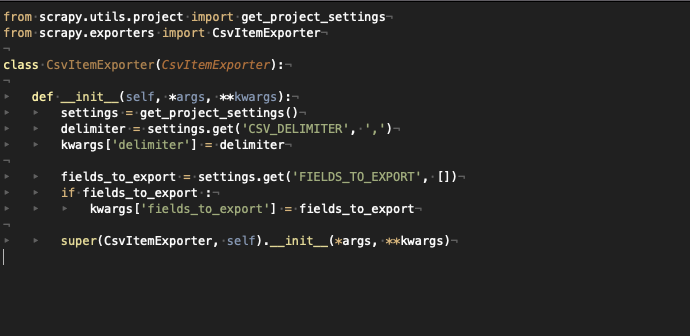 Scrapy custom csv exporter Scrapy custom csv exporter