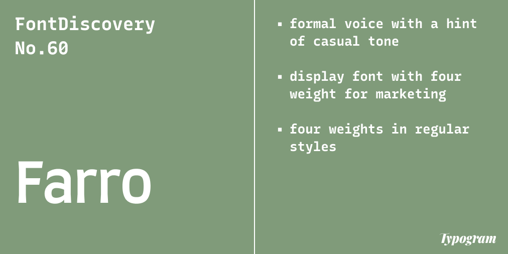font infographic