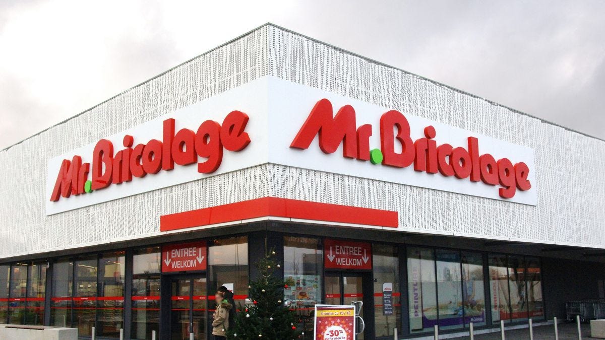 Mr.Bricolage is a French hardware store, rather like Home Depot or B&Q.