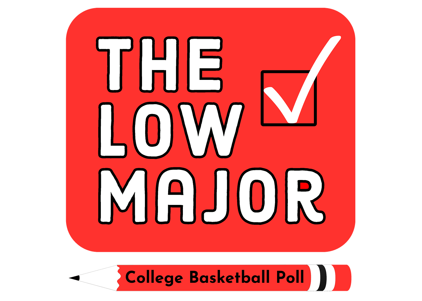 The Low Major Poll logo