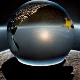 predicting the future, crystal ball, globe, chaos, conflict, US, china, globalization news, painting<div><br></div>