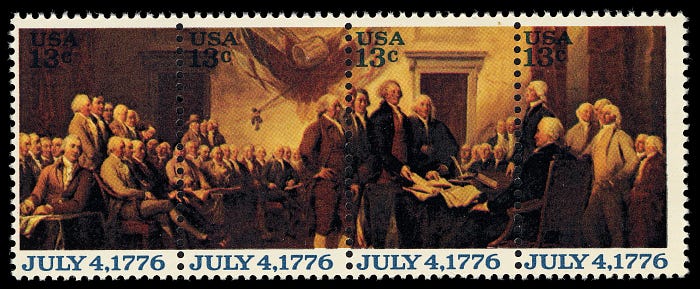 Declaration of Independence Issue | National Postal Museum