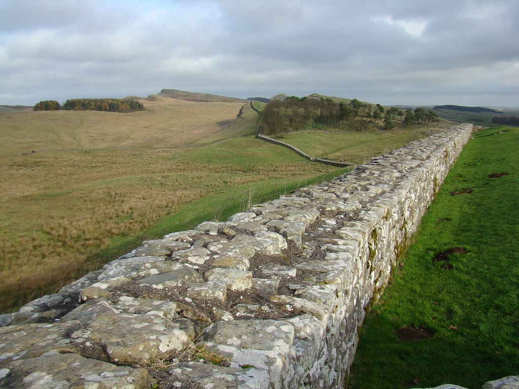 Hadrian's Wall | The top courses of stones are missing from … | Flickr