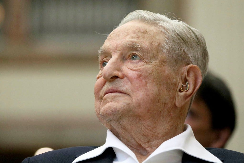 George Soros, Founder and Chairman of the Open Society Foundations, attends the Joseph A. Schumpeter award ceremony in Vienna, Austria, June 21, 2019.