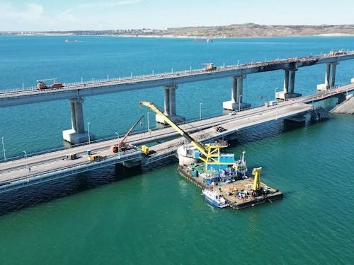❗🇷🇺 Repairs are nearly finished on the Crimean Bridge‌‌

❗🇷🇺 克里米亚大桥的维修工作即将完成‌‌