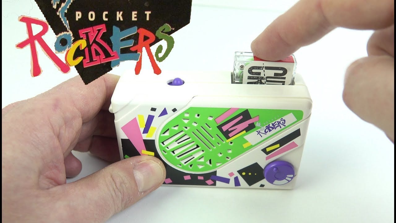 Pocket Rockers - 1980s endless loop tapes for kids - YouTube