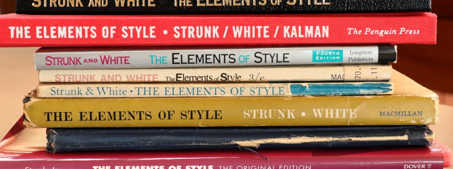 Why Strunk & White still matters (or matter) (or both) - Poynter