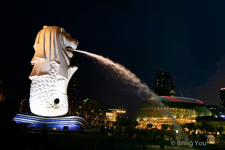 新加坡景點 -- Singapore's iconic Merlion