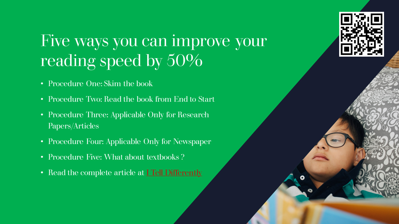 Five ways you can improve your reading speed by 50%