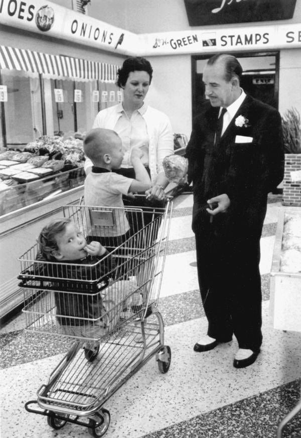 George W. Jenkins and Customer in 1961