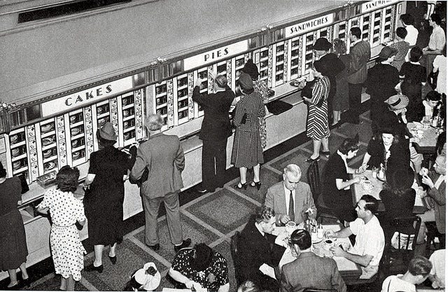 New York Automat 1942 | New york city pictures, Vintage new york, City  pictures