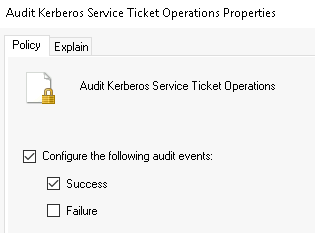 Audit Kerberos TGS