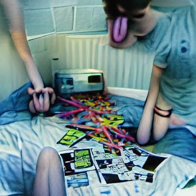 Nothing so ridiculously teenage and desperate, nothing so childish