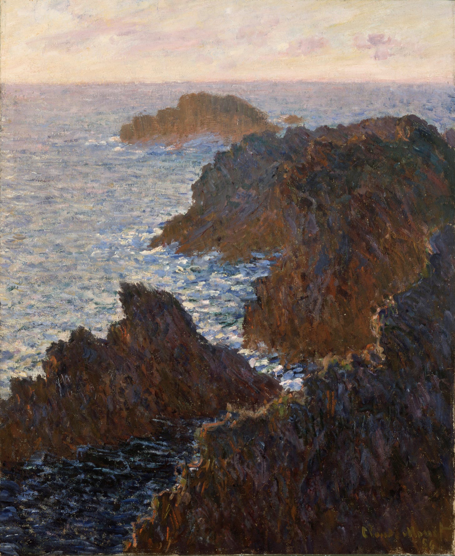 Rocks at Belle-Isle, Port-Domois (1886)