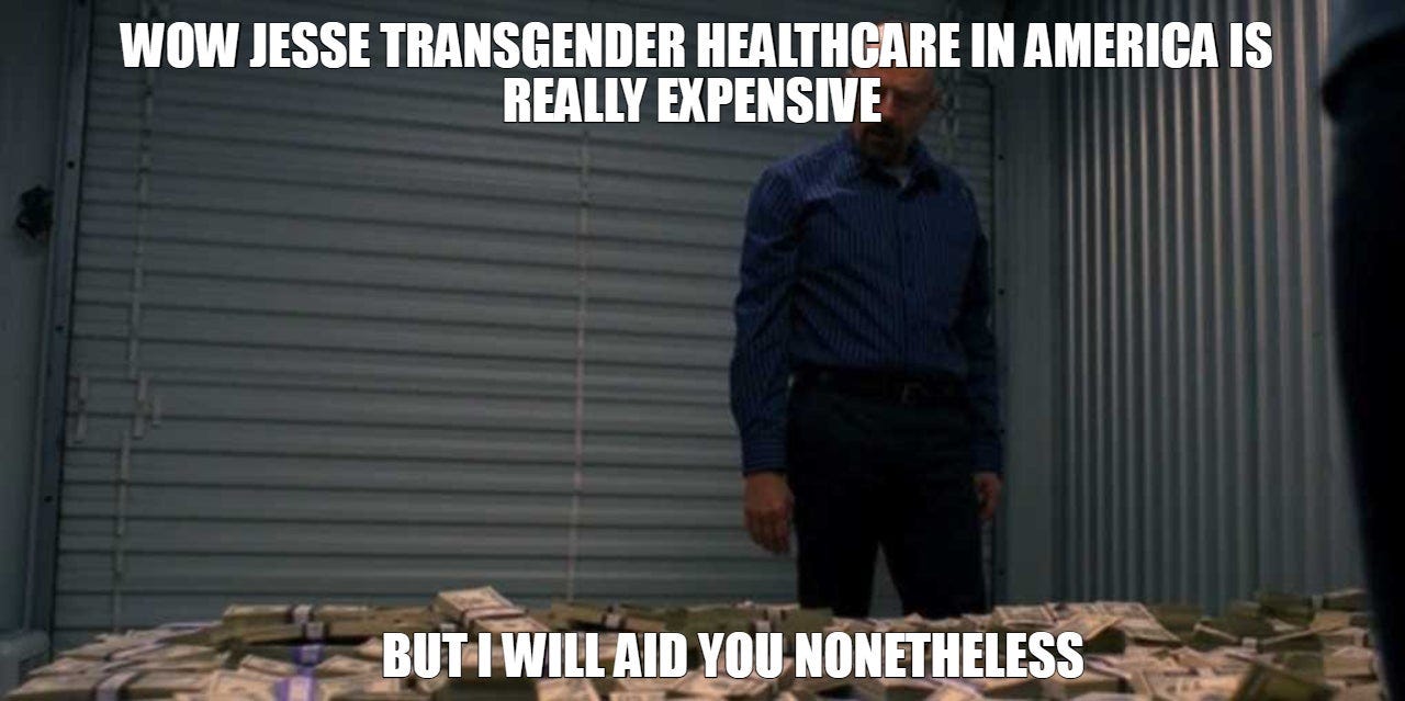 r/okbuddyhetero - jesse breakingbad gets top surgery :D (slideshow)