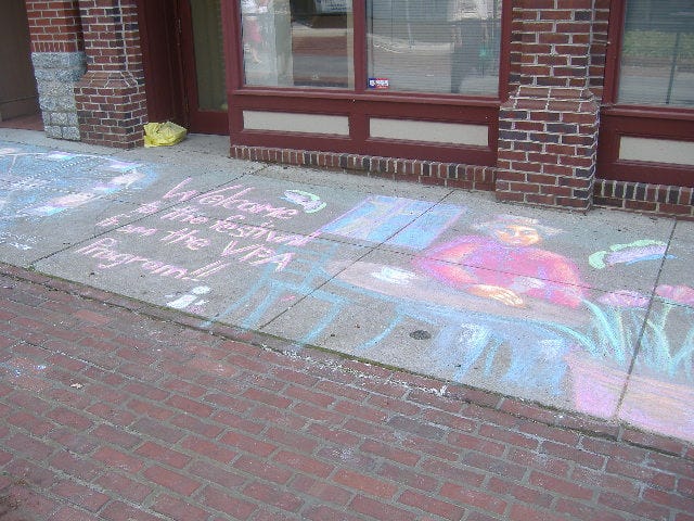 Just a small portion of a mural that was done by a large group of youths. It was pretty cool to see but all their effort was to be washed away later in the day.