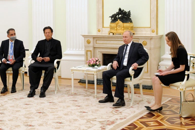Pakistani PM Khan meets Putin amid Ukraine invasion | Russia-Ukraine crisis  News | Al Jazeera