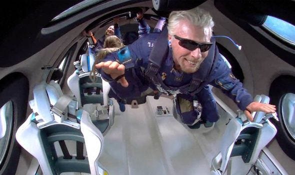 Richard Branson blow! Most don&#39;t want to go near Virgin man&#39;s space flight  | Science | News | Express.co.uk
