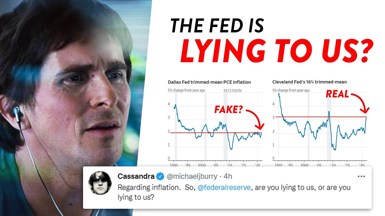 Michael Burry CALLS OUT The Fed's Inflation Metrics - YouTube