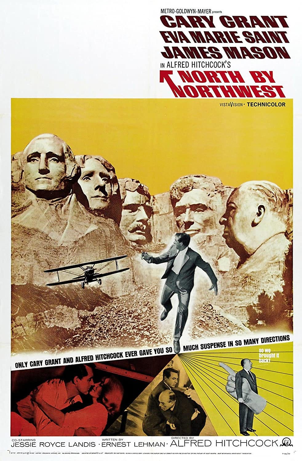 Amazon.com: North by Northwest (1959) Movie Poster 24&quot;x36&quot;: Posters &amp; Prints