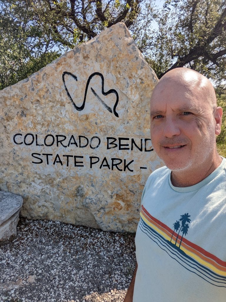 Todd at Colorado Bend State Park