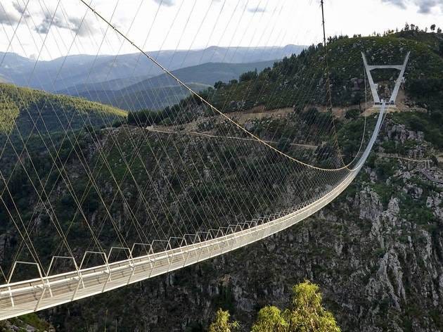 Arouca 516: World&#39;s Longest Pedestrian Suspension Bridge Opens in Portugal