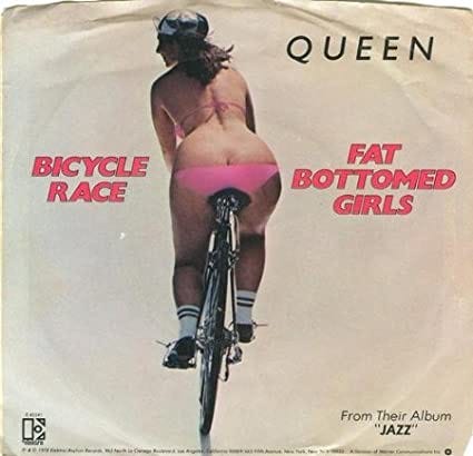 Queen - Fat Bottomed Girls/ Bicycle Race (45 Single with Picture Sleeve) -  Amazon.com Music