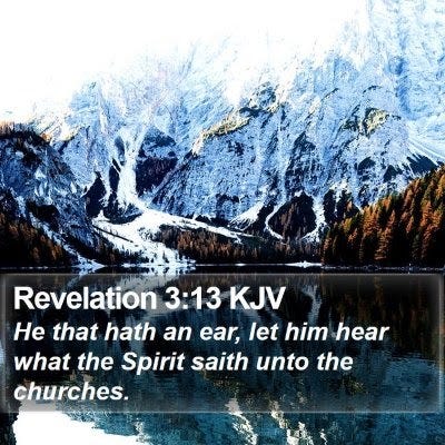 Revelation 3 Scripture Images - Revelation Chapter 3 KJV Bible Verse Pictures