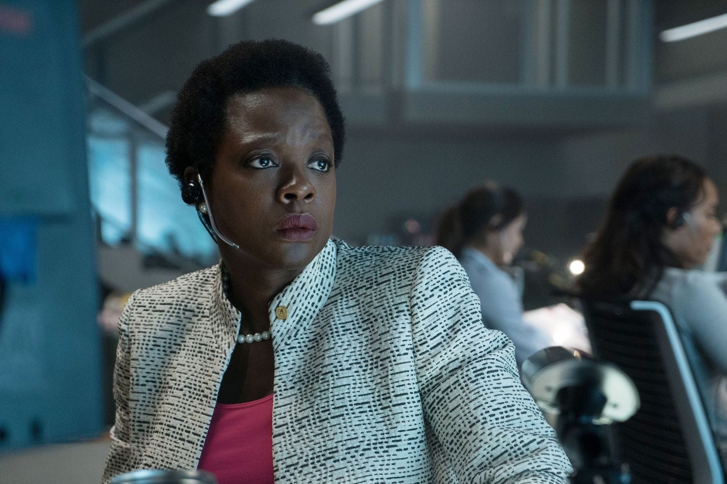 Amanda Waller in a shot from The Suicide Squad