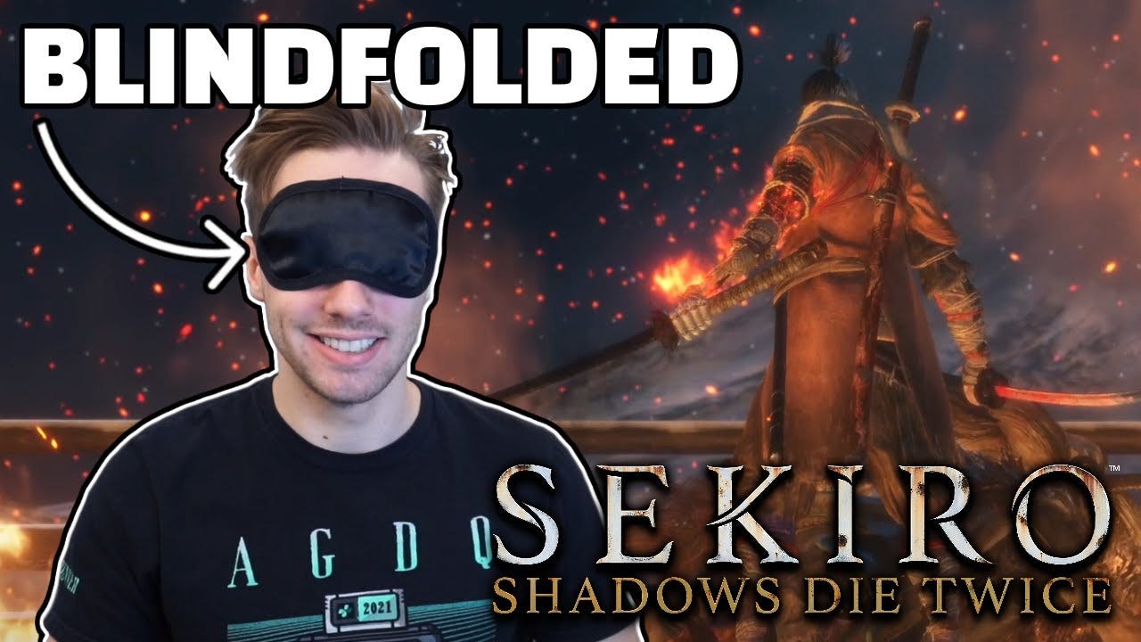 I Beat Sekiro: Shadows Die Twice BLINDFOLDED - YouTube