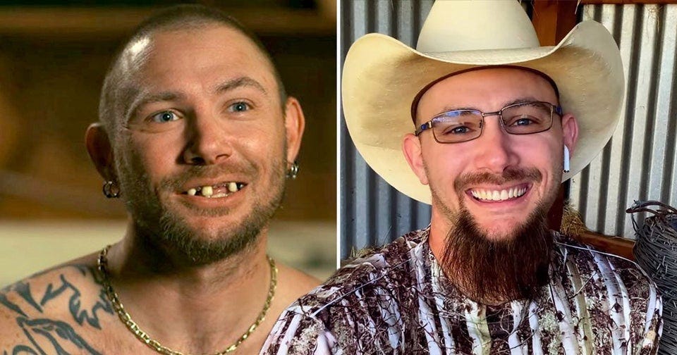 r/GetMotivated - [Image] John Finlay before, and after leaving Ex-husband Joe Exotic. He is 6 years sober from Meth and Alcohol, is remarried, has kids, is working as a welder/fabricator, got old tattoos removed and his teeth replaced. COMPLETELY turned his life around.