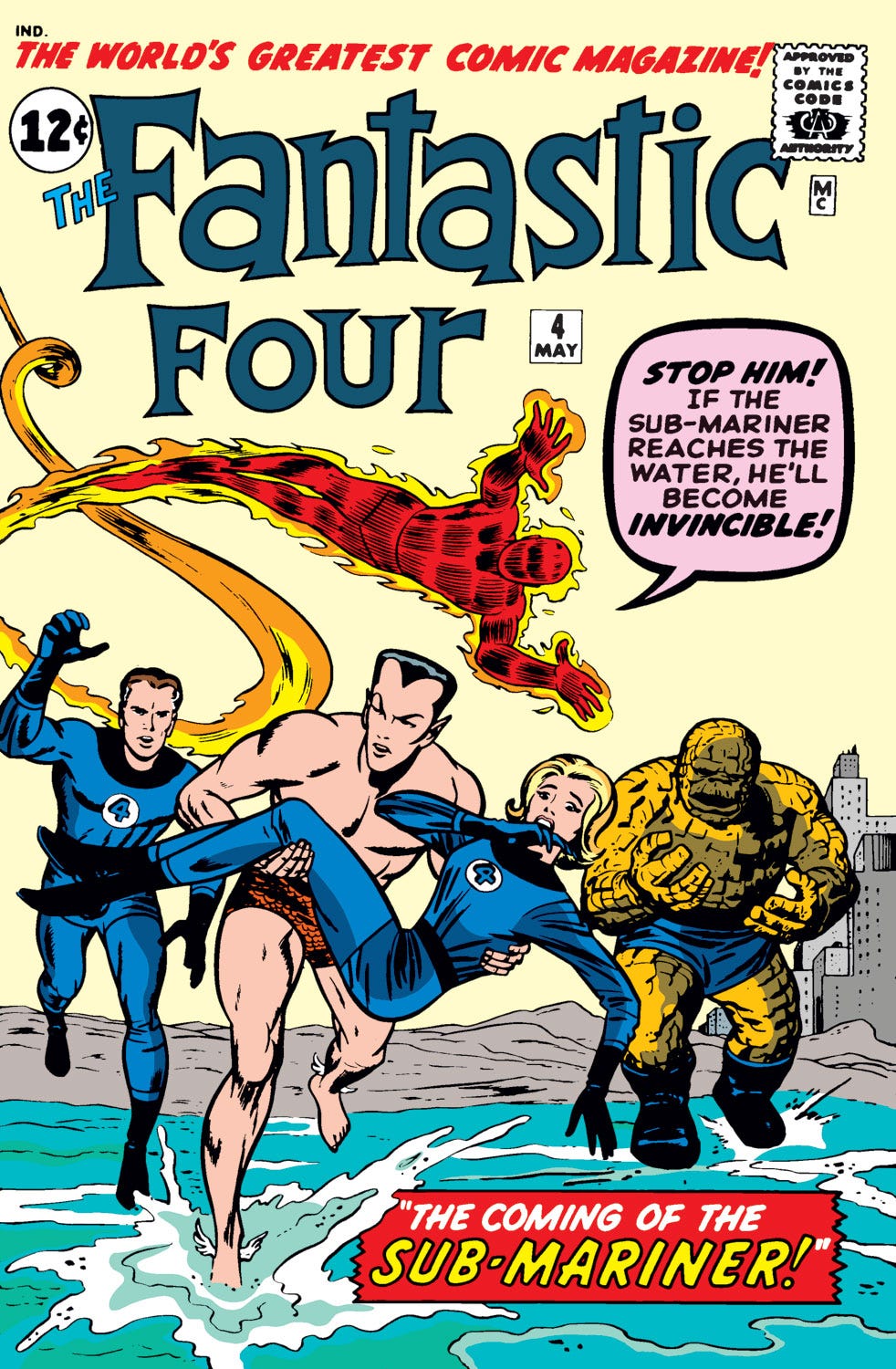 Fantastic Four (1961) #4 | Comic Issues | Marvel
