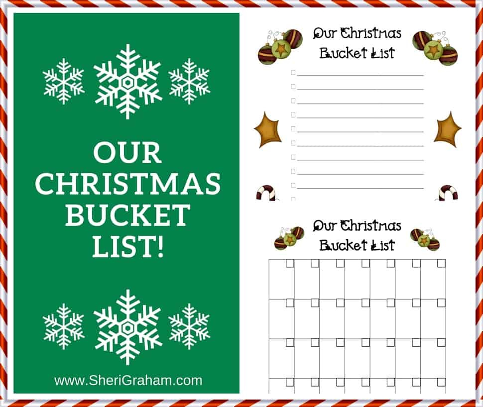 Our Christmas Bucket List (Free Printable)