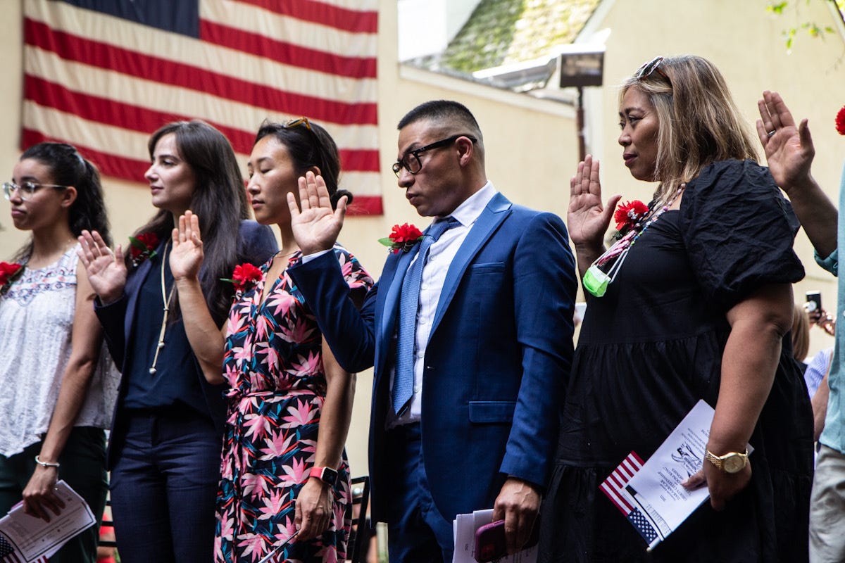 The road to citizenship ends successfully in Old City - WHYY