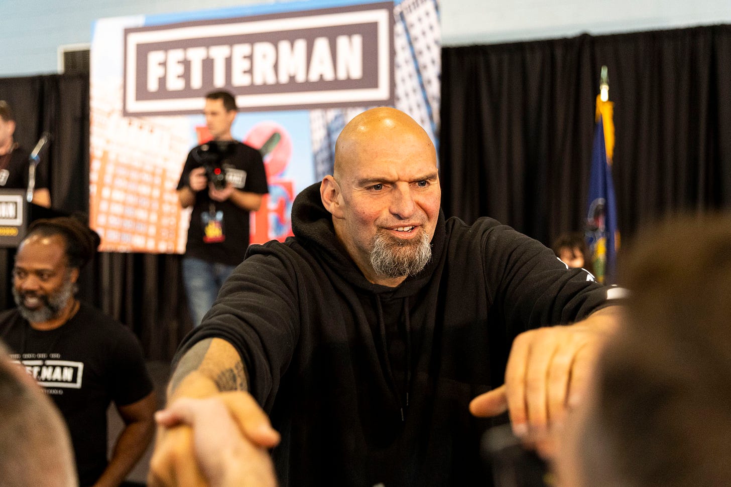 Pa. Senate race: John Fetterman rallied in Philly Saturday, his first  public event in the city
