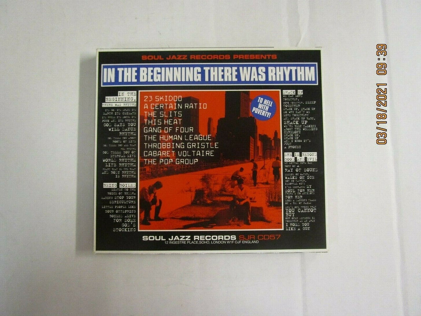 Image 1 - IN THE BEGINNING THERE WAS RHYTHM CD Used! 2001 Soul Jazz GANG OF FOUR THIS HEAT