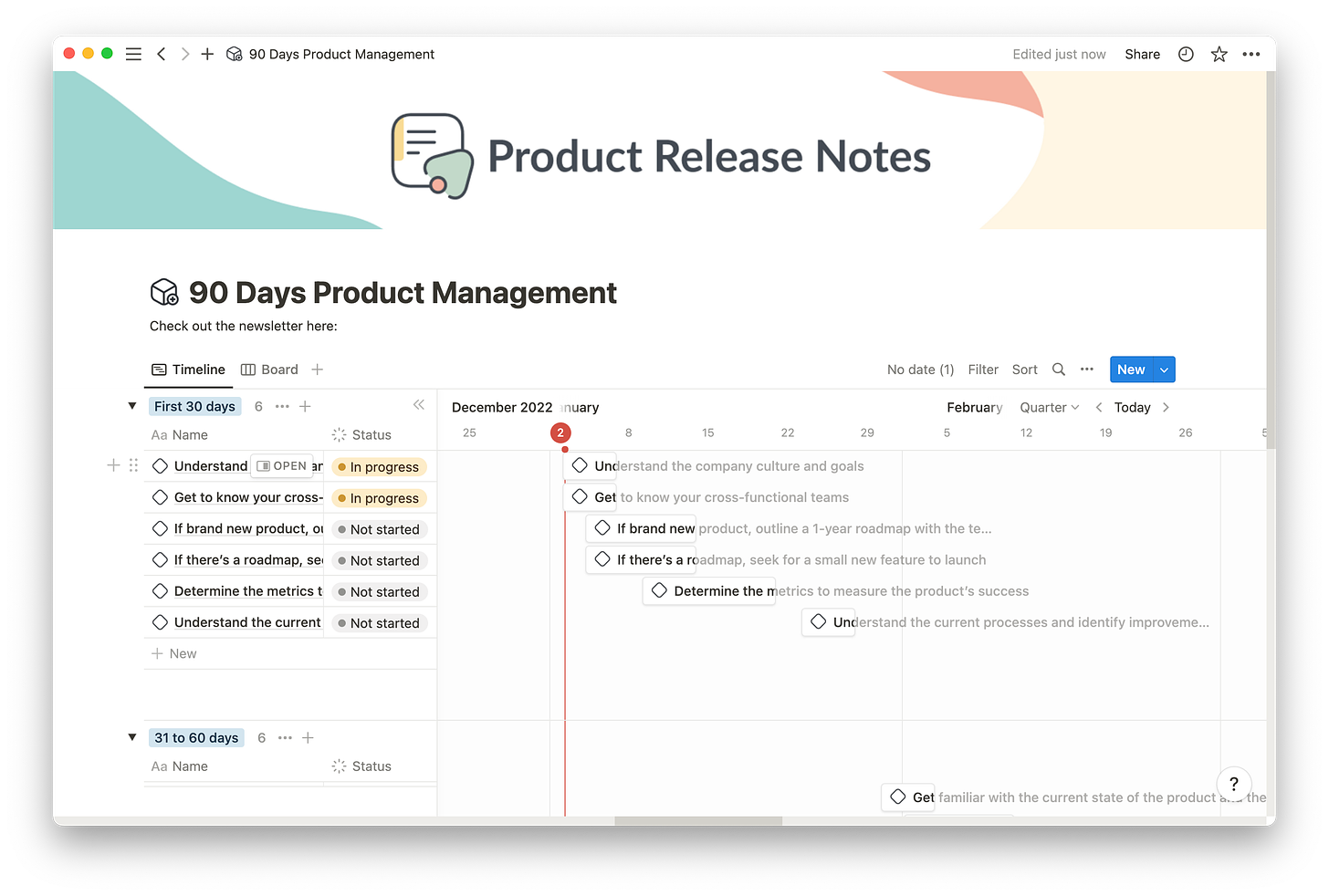 Product Release Notes Template