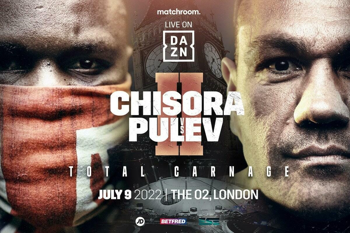 Chisora vs Pulev II co-feature set for July 9