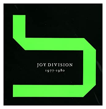 Pochette de disque, S vert sur fond noir, Joy Division, Angleterre