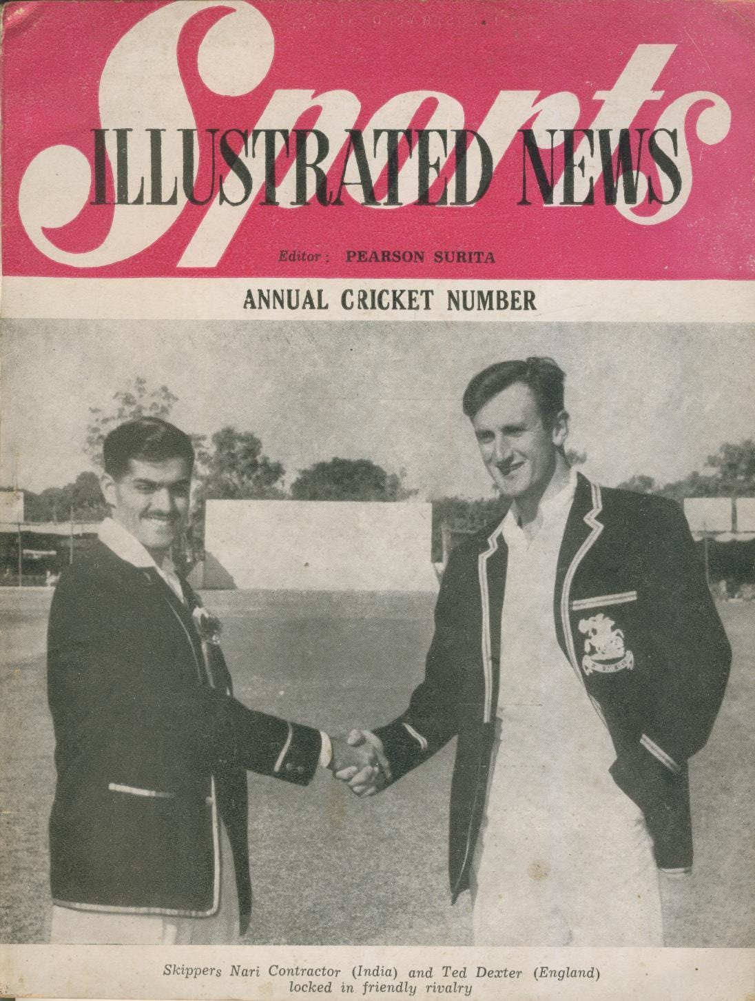 SPORTS ILLUSTRATED NEWS - ENGLAND CRICKET TOUR OF INDIA 1961-62 by Pearson  SURITA (editor) | Sportspages