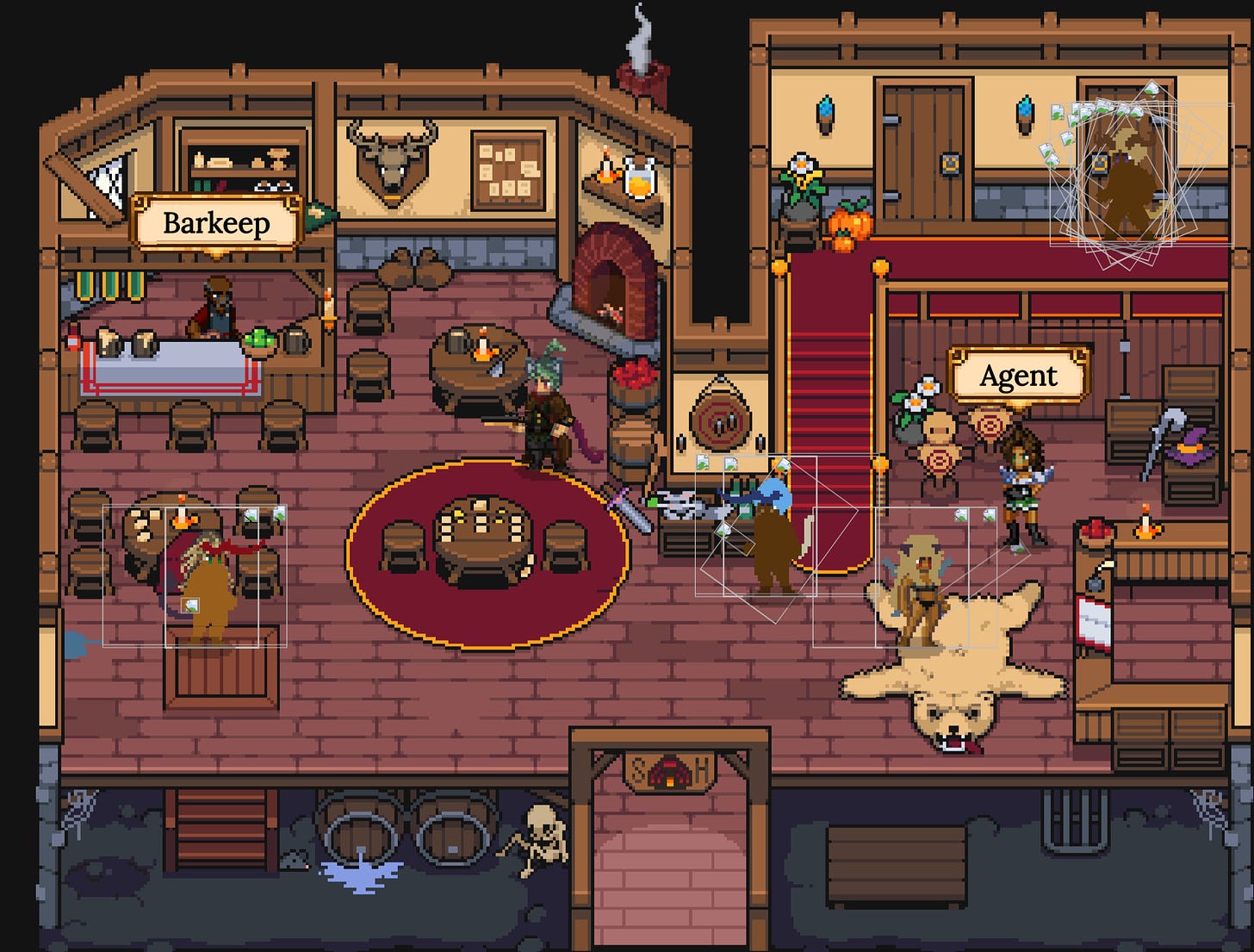 Tavern screenshot in DeFi Kingdoms game