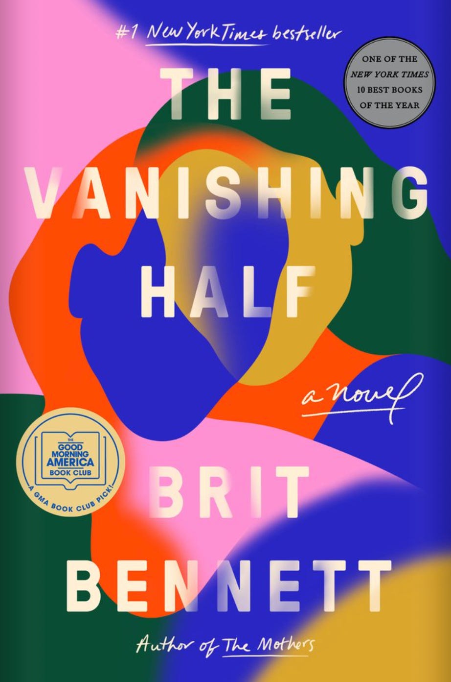 Book cover of The Vanishing Half, by Brit Bennett