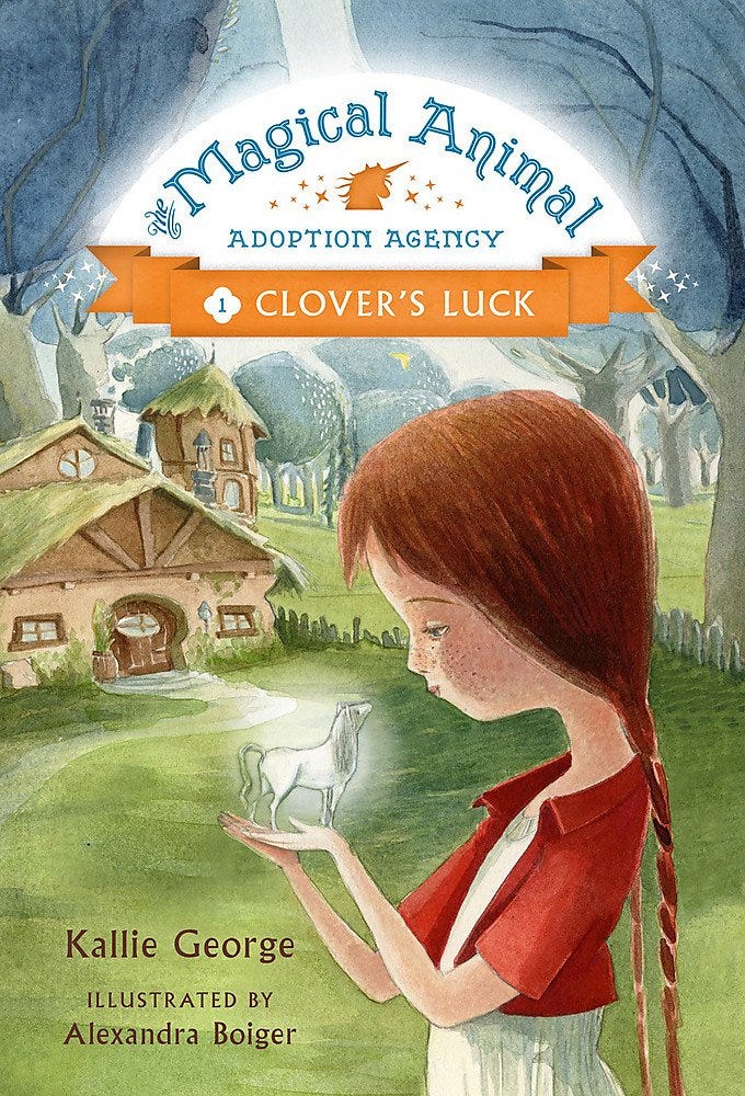Amazon.com: Clover's Luck (The Magical Animal Adoption Agency, 1):  9781484701485: George, Kallie: Books