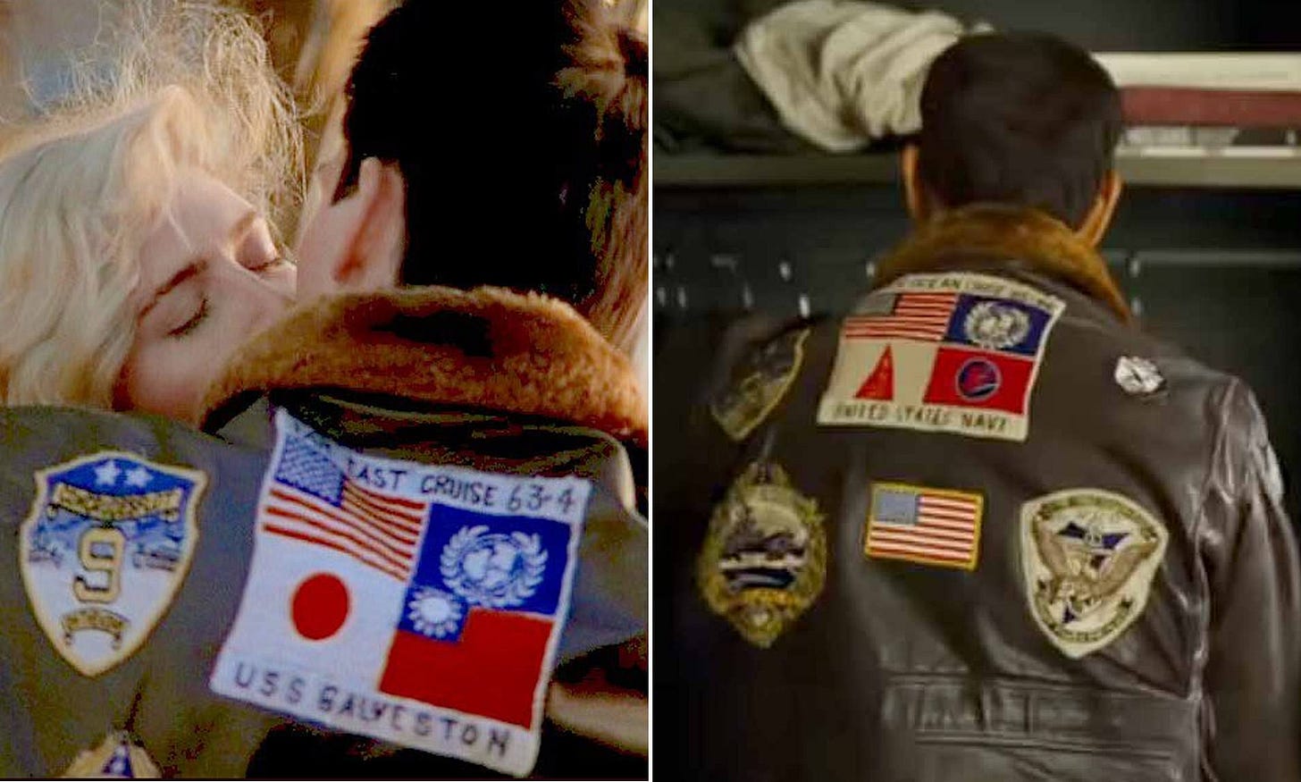 Top Gun viewers spot missing Japanese and Taiwanese flags | Daily Mail  Online