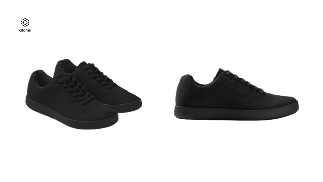 atoms mens black sneakers