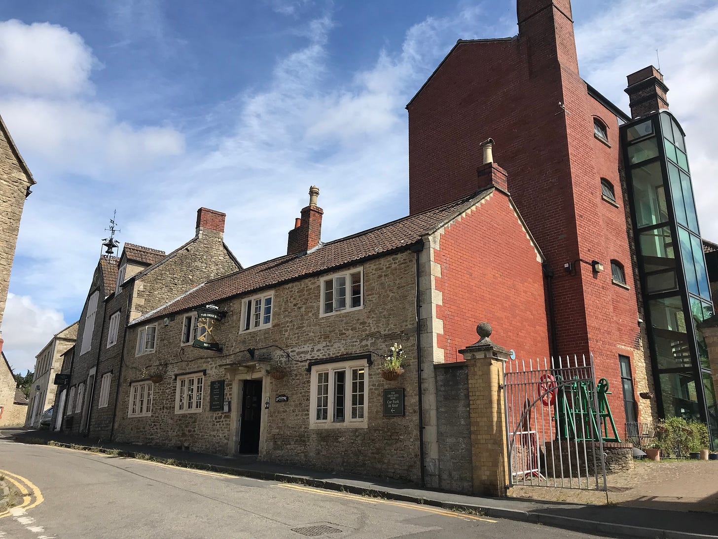 The Cross Keys Rode and former Fussells Brewery