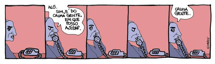 calma gente", do Laerte