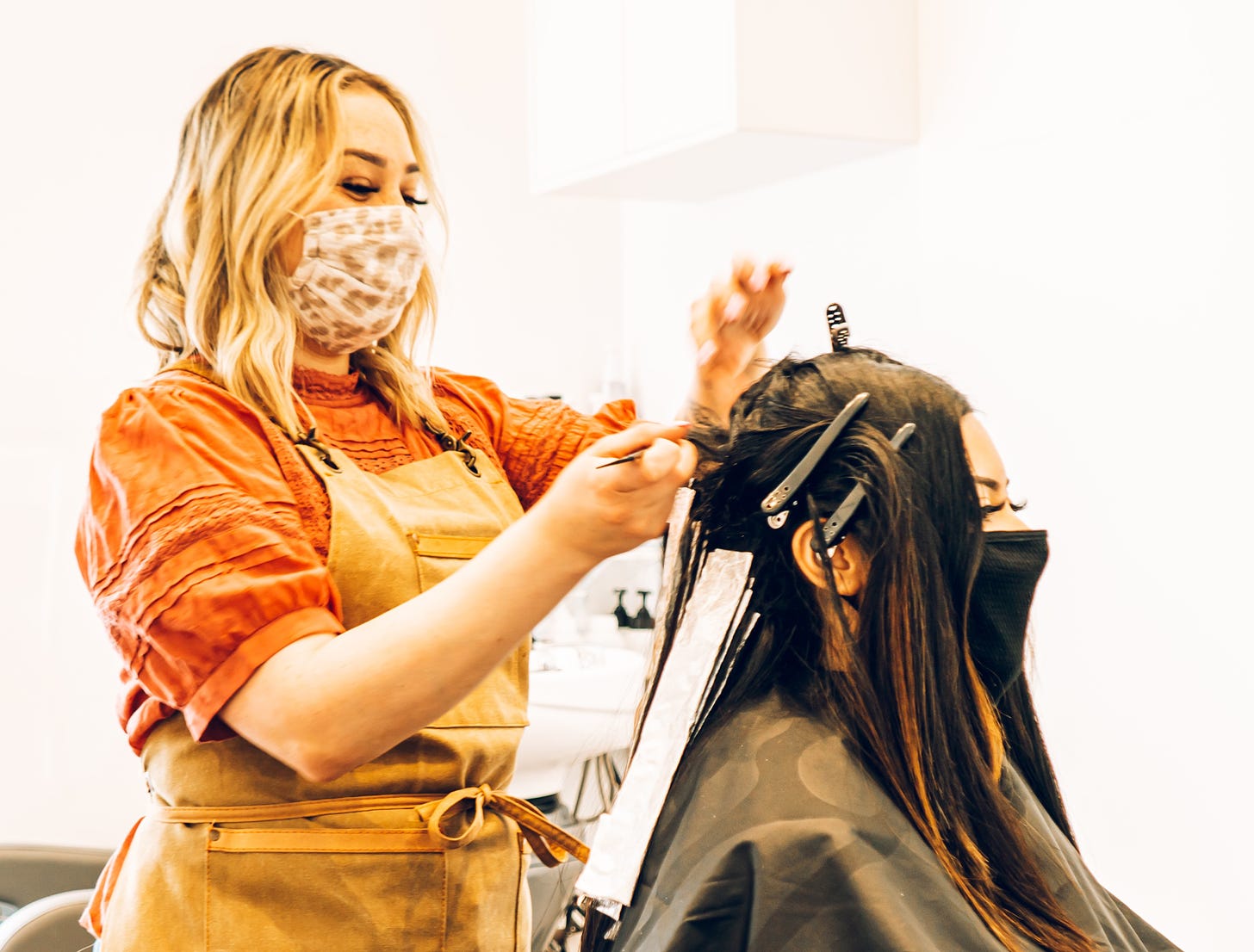 A hair salon. Photo by Oxana Melis on Unsplash