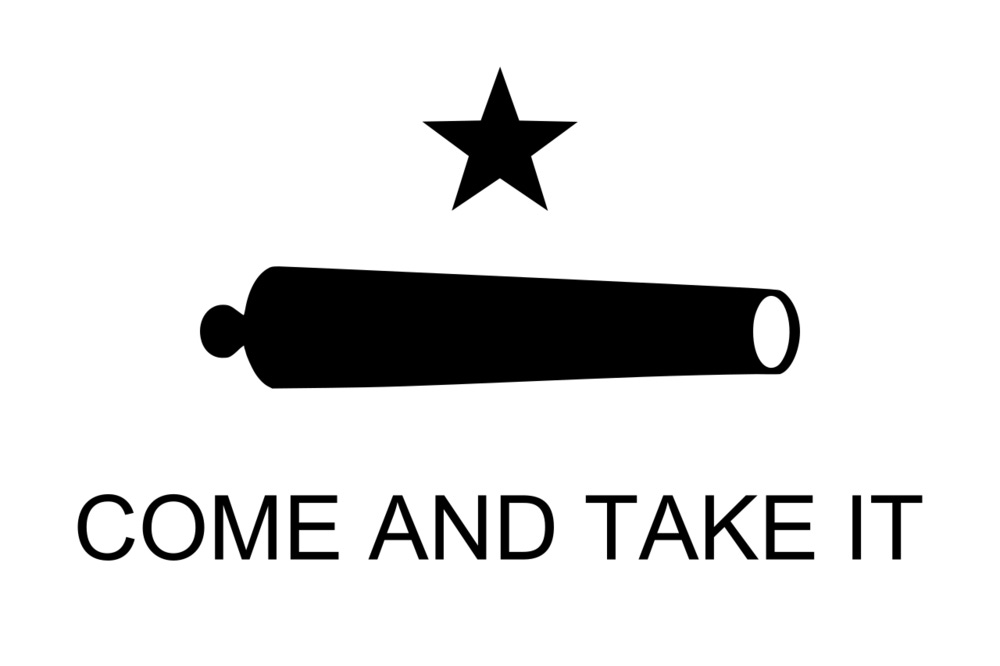 The Gonzales Flag or The Old Cannon Flag